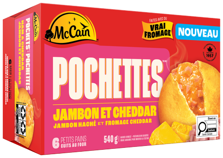Jambon et cheddar