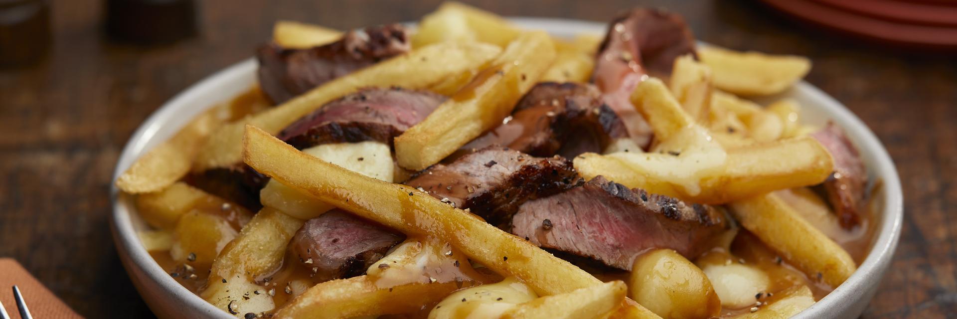 Poutine au steak albertaine