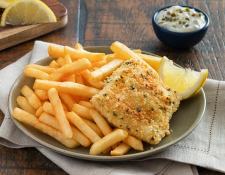 Baked Fish ‘n’ Extra Crispy Chips