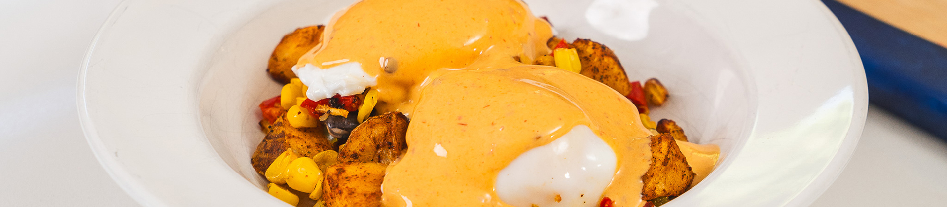 Andy Hay’s Mexican Style Medleys Eggs Benny Bowl