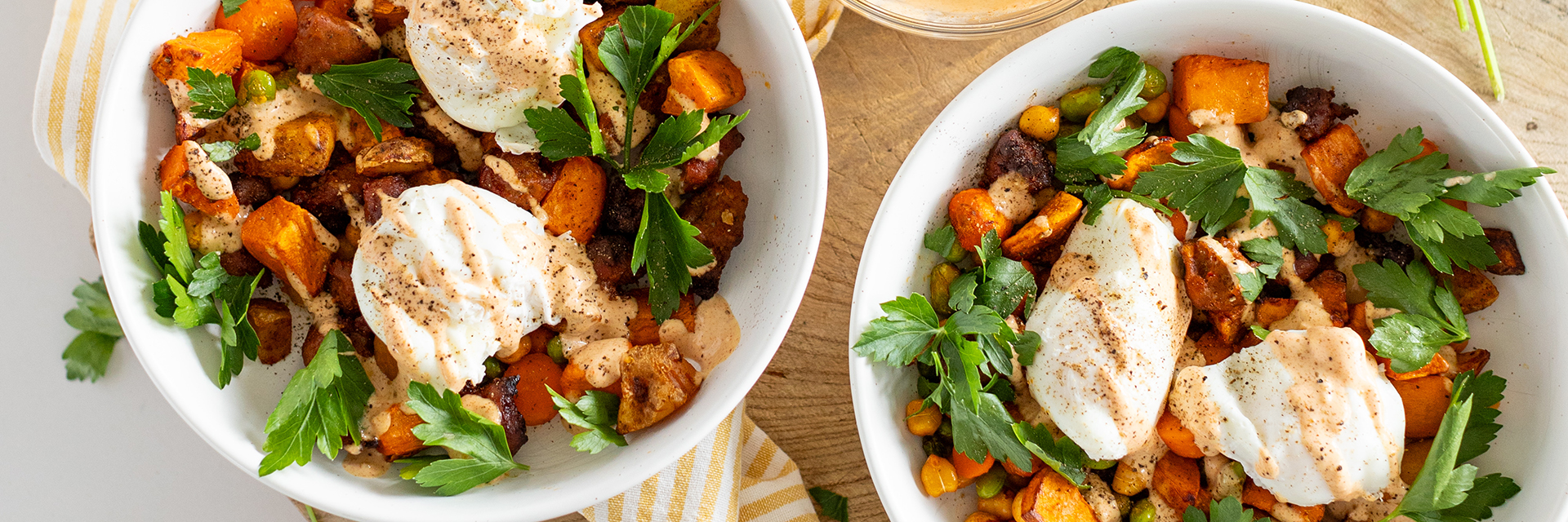 Tori Wesszer’s Smoky Paprika Medleys Sausage Breakfast Bowl